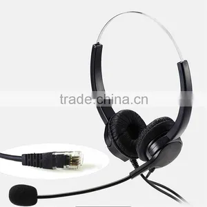 Rj9 Plug Call Center and Noise Cancelling Service Center Headset thumbnail-5