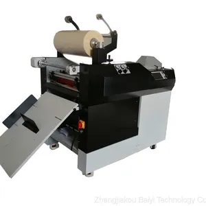 Automatic Paper Feeding and Film Coating Oil Heating Steel Roll Anti Curl Automatic Cutting Made in China thumbnail-1