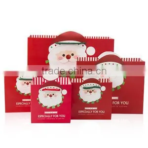 Custom Printed Low Cost Popular Hand Christmas Paper Bag Quality Choice thumbnail-1