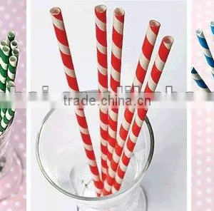 Vintage-inspired Striped Paper Straws thumbnail-1