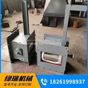 Pneumatic On-off Valve at the Bottom of Cement Silo Pneumatic Arc Valve for Bulk Cement Silo Bottom Unloading Device thumbnail-5