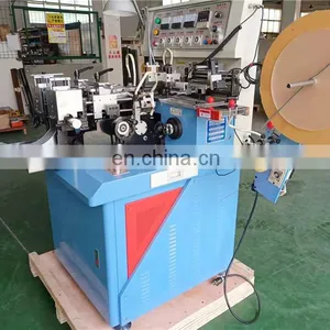 US3000 Multifunction Automatic Hot Cold Knife Textile Grosgrain Ribbon Garment Apparel Label Cut and Fold Machine Equipment thumbnail-2