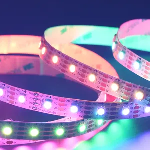 Dreamcolor Digital Rgb 60 Leds/m Led Light Strip Addressable Pixel Rgb LC8822 Flex Led Strip Light thumbnail-3