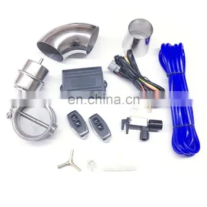 12V Solenoid Valve Exhaust Valve Remote Control Controller Car Exhaust Pipe Modification Valve Full Set of Accessories thumbnail-1