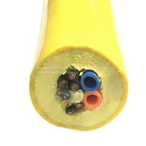 Fiber Optic Electric Network Air Duct Mixed Watertight Cable Tension Floating Umbilical thumbnail-2