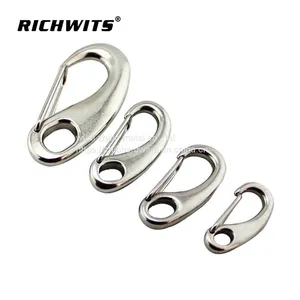 Marine Hardware 304/316 Stainless Steel Egg Shape Spring Hook thumbnail-2