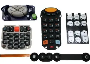 Durable Plastic Keycap Custom Silicone Rubber Keypads thumbnail-1