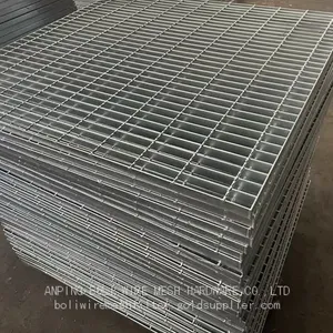 Bar Steel Grating .Top Quality China Golden Supplier Hot Dip Galvanized Steel Grating Factory thumbnail-2