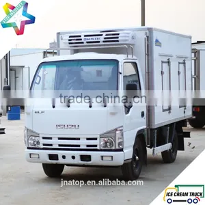 Multi-temperature Refrigerated Truck Light Duty NPR Chassis Ice Cream Yogurt Reefer Truck thumbnail-5