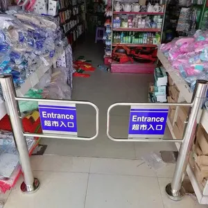 Customized Professional Stainless Electric Securely Control Barrier Gate Supermarket Turnstile thumbnail-5