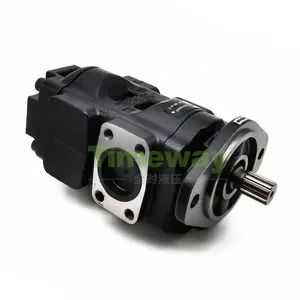 Hydraulic Pump Gear Pump Tandem Pump Double Gear Pump 7029120022 Gear Oil Pump Compatible With JCB Backhoe Loader 1550B 1600B thumbnail-3