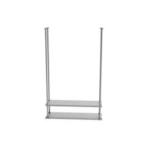 Industrial Steel Wall Hanging Shelf With Powder Coated Finish for Workshop Use thumbnail-1