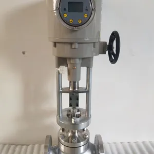 8 Inch Cast Carbon Steel Pneumatic Electric Actuator API ANSI 150lb Flange Control Valve High Pressure Globe Valve thumbnail-6