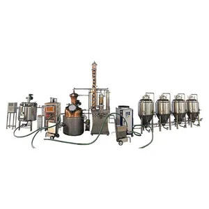 Factory Genyond Wine Alcohol Distillation Equipment/moonshine Distillery/copper Distiller for Gin Vodka Brandy Whisky Rums thumbnail-1
