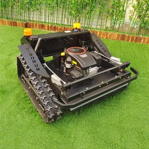 Single-cylinder Four-stroke Working Degree 60 Remote Controlled Crawler Weeding Machine Remote Control Lawn Mower for Hills thumbnail-1