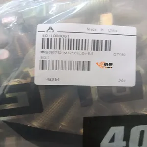 SDLG Original Bolt GB5782-M1235EpZn-8.8 4011000061 for LG 956L With Good Price thumbnail-3