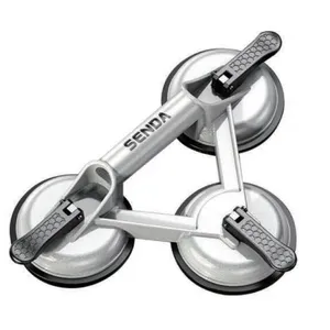 Standard Spray-Plated Aluminum Alloy Suction Cup, Single/Double/Triple Claw Glass Lifter thumbnail-3