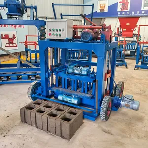Single-phase Mobile Pallet-free Cement Block Making Machine With Interchangeable Molds thumbnail-4