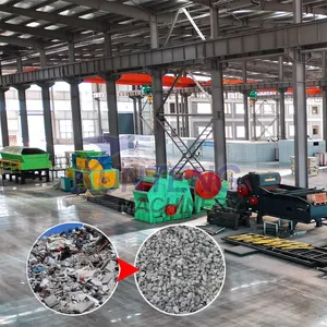 Municipal Solid Waste Treatment Project Integrated Waste Classification Sorting System Jaw Crusher thumbnail-1