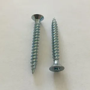 Factory Direct Yellow Zinc Pozi Drive Chipboard Screws - Custom Retail Packaging Available - OEM/ODM thumbnail-2