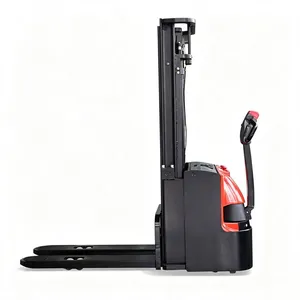 High Load 2 Ton Pedestrian Pallet Lift Forklift Electric Stacker thumbnail-2