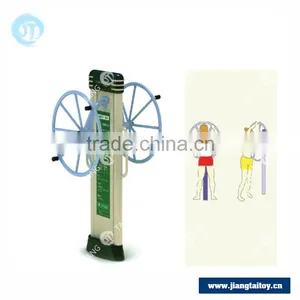JT-11001B Luxury Double Turning Wheel Life Outdoor Fitness Exercise Equipment thumbnail-1