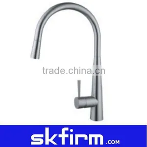 Chrome Finished Long Handled Kitchen Tap thumbnail-1