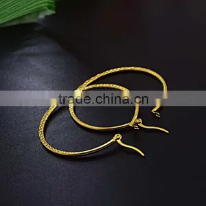 Costume Gold Stainless Steel Jewelry Sixy Lady Big Hoop Fashion Earring thumbnail-6