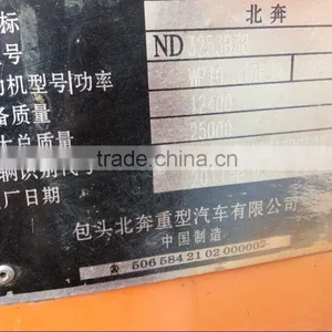 Reasonable Price Used Good Condition Dump Truck Beiben 25t for Cheap Sale in Shanghai thumbnail-5