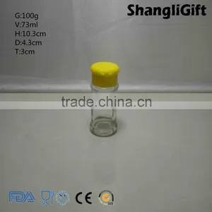Wholesale Spice Glass Bottle For Pepper Jar Powder With Plastic Cap thumbnail-1