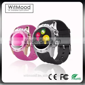 Smart Watch 2016 Heart Rate Monitor Clock Sync Notifier With Sim Card Bluetooth Connectivity for IOS Android Smart Watch Phone thumbnail-1