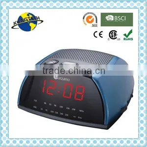 Cheap Hot Middle Size AM FM PLL Alarm Clock Radio thumbnail-1