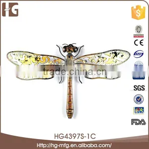 Low Price Dragonfly Shape Craft 31x21x8CMH Metal Wall Art Wholesale thumbnail-1