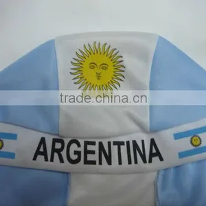 Newest Argentina Flag Head Tie Caps,souvenir Hat Sport Fans Different Country Flag Head Tie Scarf, Promotional Gift Cap thumbnail-1