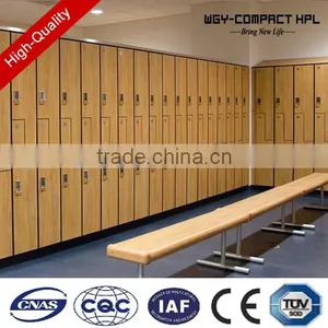 10 Years Warranty 3D Printing Eight Door Environmentally Compact Hpl Laminate Club Locker With Fingerprint Lock thumbnail-6