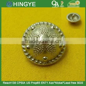 18mm Dome Shape Fancy Metal Shank Button For Ladies Wear -- MJ2382 thumbnail-1