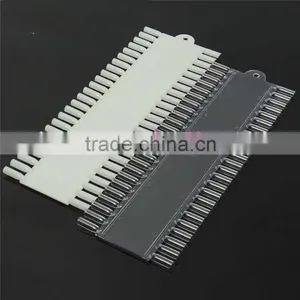 Good Quality Plastic Nail Tool Long Square Clear Natural 48tips Nail Color Display thumbnail-1