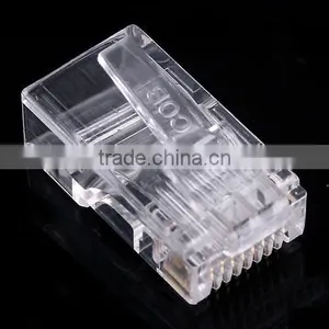 8P8C 8P8CR RJ45 RJ-45 CAT5 Modular Plug Network Connector for Cat5 Cat5e Cat6 Cable thumbnail-2