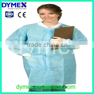 Nonwoven Fabric Disposable Knit Cuff Lab Coats thumbnail-1