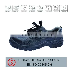 PU Injection Sole Safety Shoes Steel Top Cap Steel Plate Work Shoes 9017 thumbnail-1