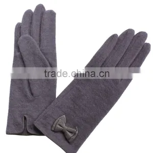 Bow Tie Women Wool Glove thumbnail-4
