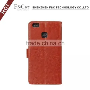 Leather Flip Case for Huawei Wallet Case [Book Fold] Leather Cover [Flip Cover] With Foldable Stand, Pockets for ID, Credit Card thumbnail-6