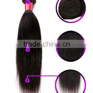 Brand New 7A Grade Unprocessed Straight Virgin Wig Virgin Brazilian Malaysian Hair Bundles Hair Extension Human Hair thumbnail-5