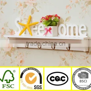 3D Letters SWEET HOME Deco Paint Furniture Wall Mounted Clothes Hanger Rack thumbnail-1