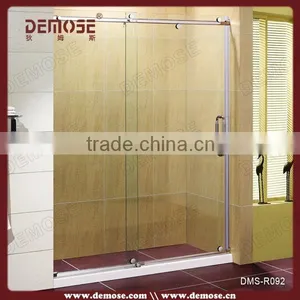 2015 Best Bathroom Shower Frameless Sliding Laminate Shower Panels thumbnail-1