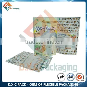 Gravure Printing Surface Handling and Plastic Material Zipper Pet Food Pouch thumbnail-5
