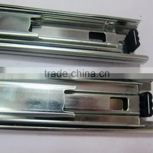 45mm 3 Fold Full Extension Rain Bow Tool Box Drawer Ball Bearing Slide Tool Box Slide Rails thumbnail-5