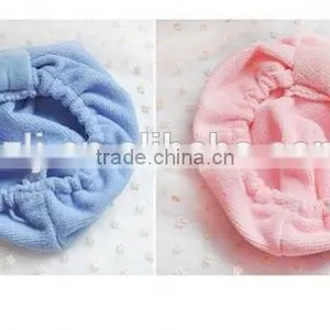 [LJ Towel] Velvet Printing Superfine Fiber Dry Hair Beauty Towel thumbnail-3