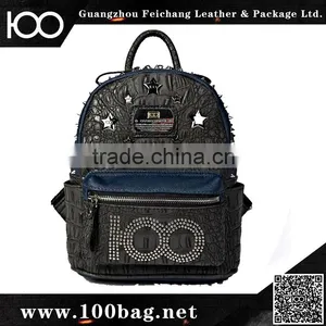 Italian Girls Leather Backpack in Guangzhou Factory China Supplier thumbnail-1