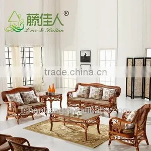 Fashionable Leisure Cane Sofe Table and Chair Set thumbnail-1